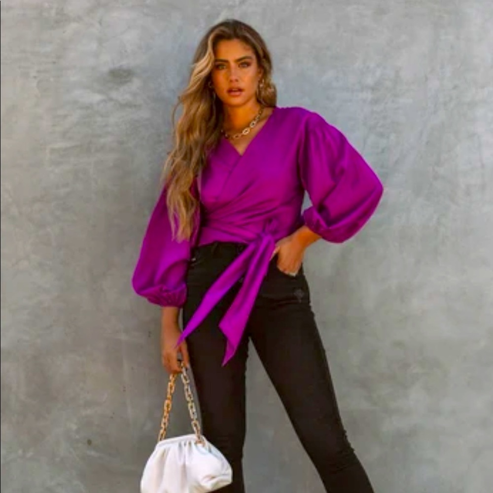 Balloon Sleeve Blouse